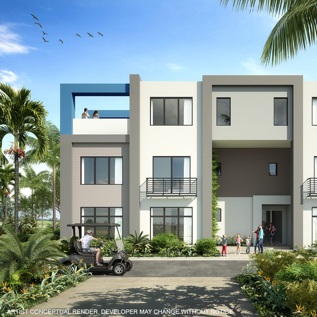 Golf Course Townhomes from 499,900 Near Disney World 3 Bedrooms