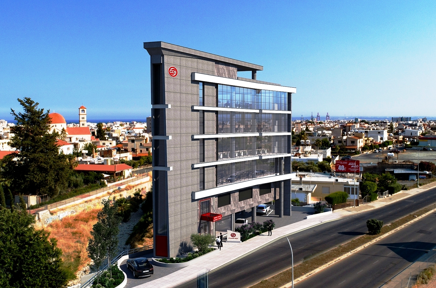 NEW STYLISH OFFICE BUILDING FOR SALE IN LIMASSOL CYPRUS Top Time Property Brokers Ltd Real
