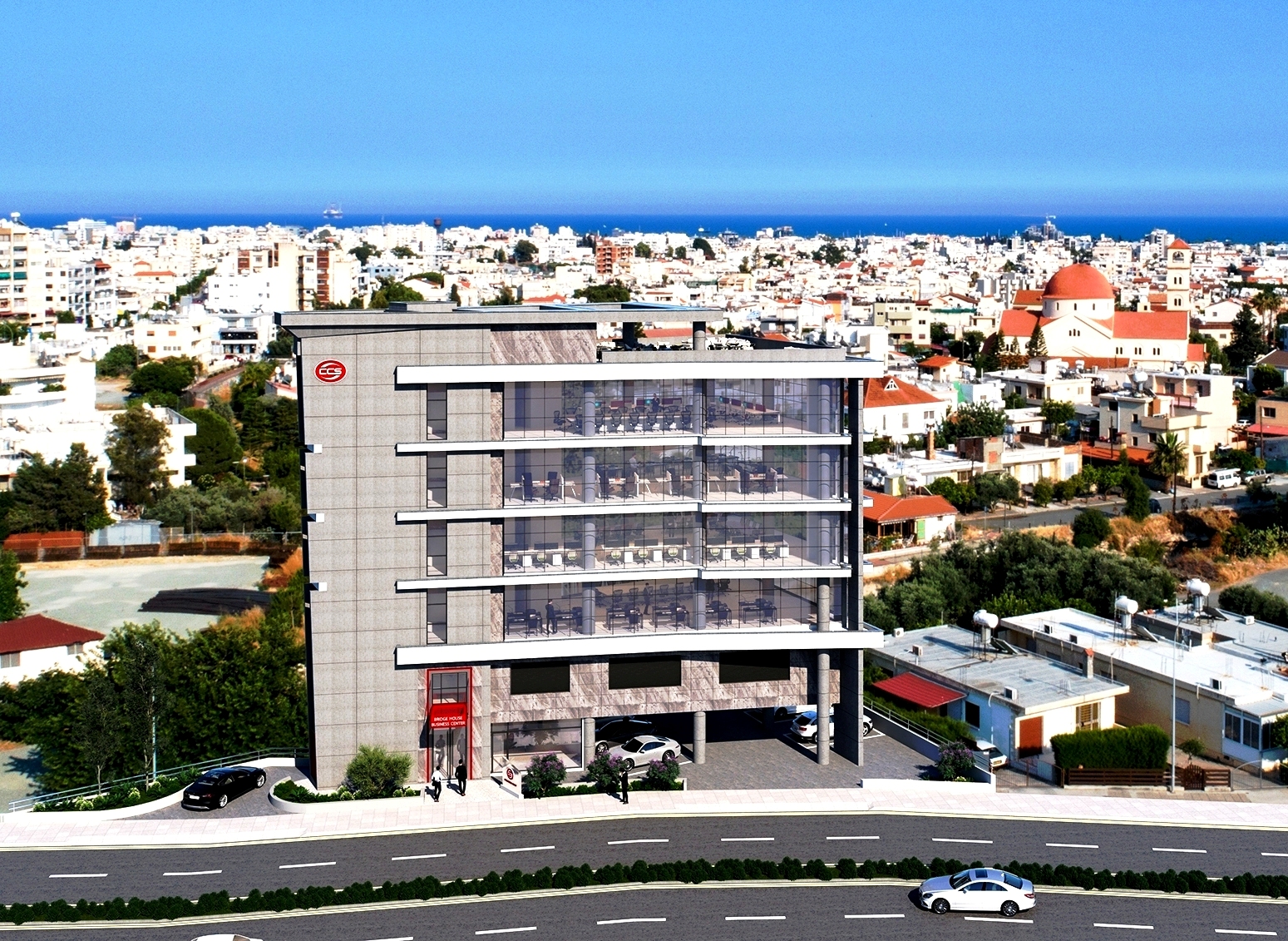 NEW STYLISH OFFICE BUILDING FOR SALE IN LIMASSOL CYPRUS Top Time Property Brokers Ltd Real
