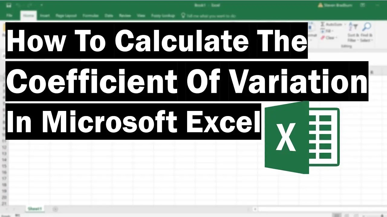 How To Calculate The Coefficient Of Variation (CV)