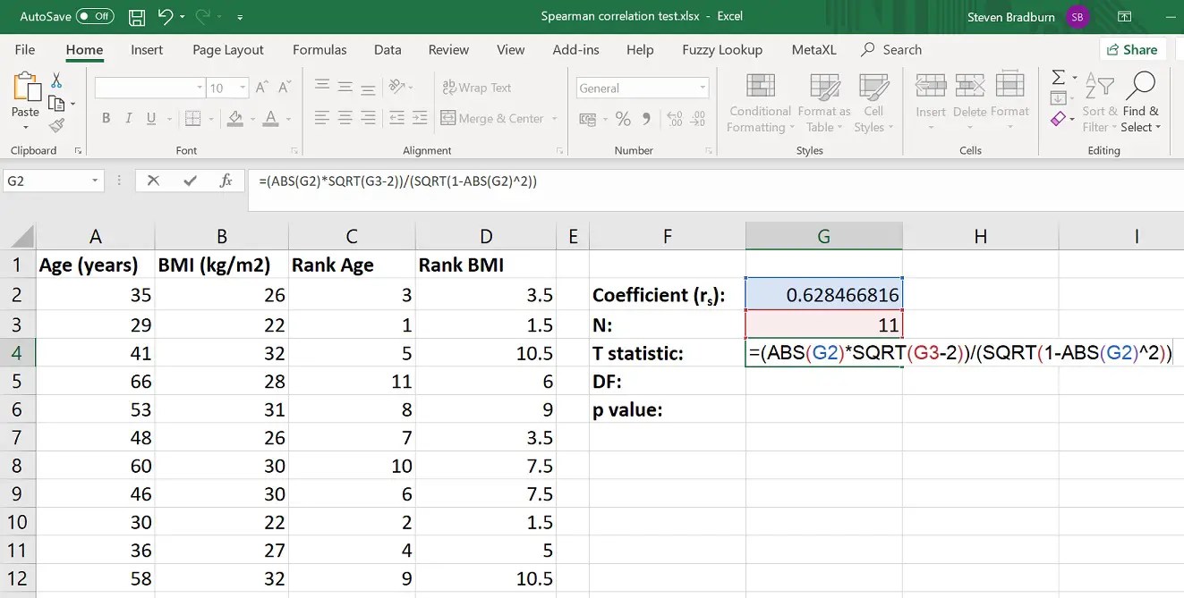 How to calculate autocorrelation function in excel jzajax
