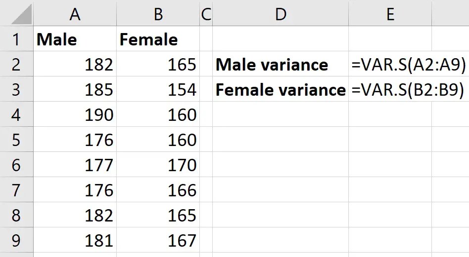 CalculatingsamplevarianceinExcel Top Tip Bio