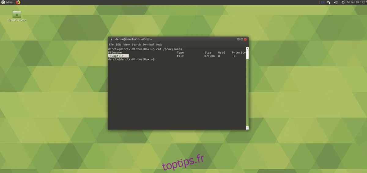 Comment désactiver SWAP sous Linux toptips.fr