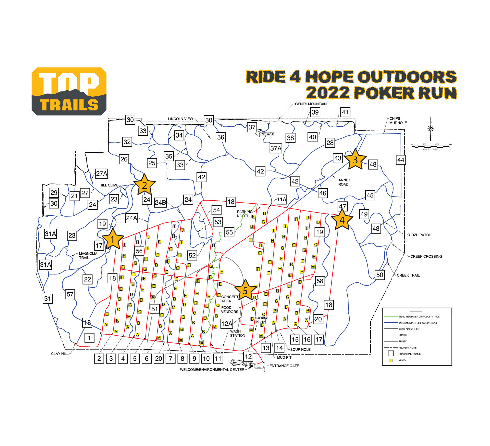 Poker Run Map Ride 4 Hope 2022 Top Trails Online