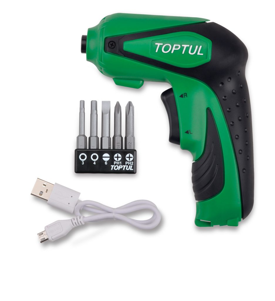 3 NM CORDLESS USB SCREWDRIVER Toptul Tools Australia