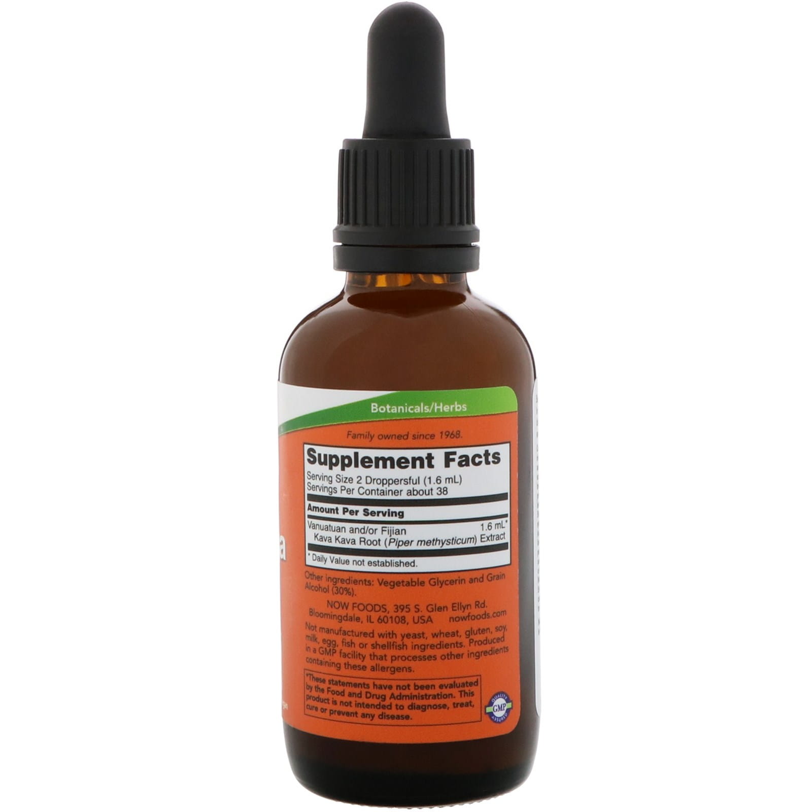 Now Foods, Kava Kava 2 fl oz (60 ml) TOPwitaminy