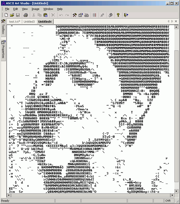 ASCII Art Studio Screen Shot