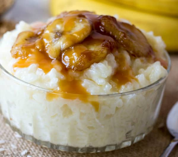 Bananas Foster Rice Pudding Tornadough Alli