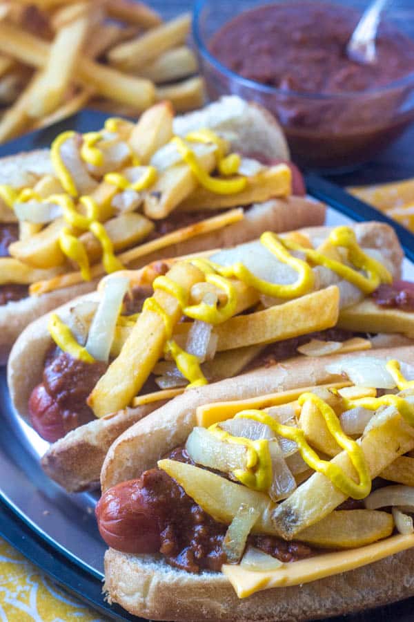 Loaded Hot Dogs {An Overthetop Hot Dog Recipe}
