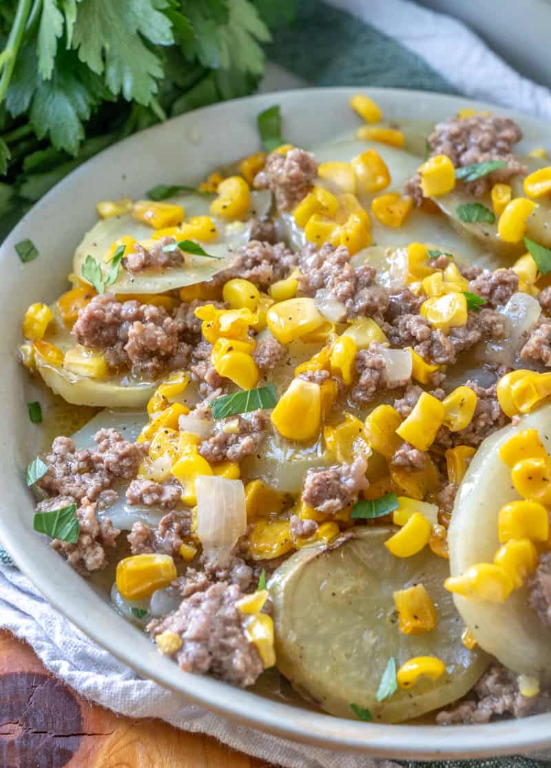 Corn and Ground Beef and Potatoes Recipe Manson Tiorstionat55