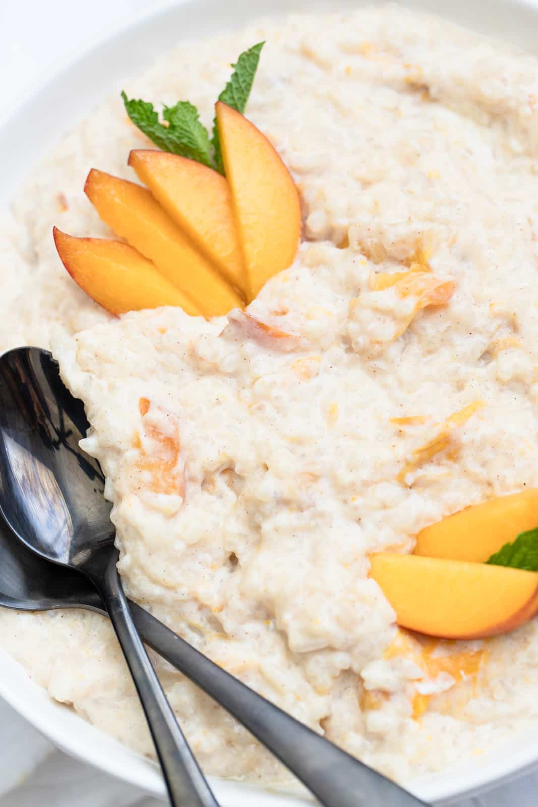 Peach Rice Pudding Recipe Tornadough Alli