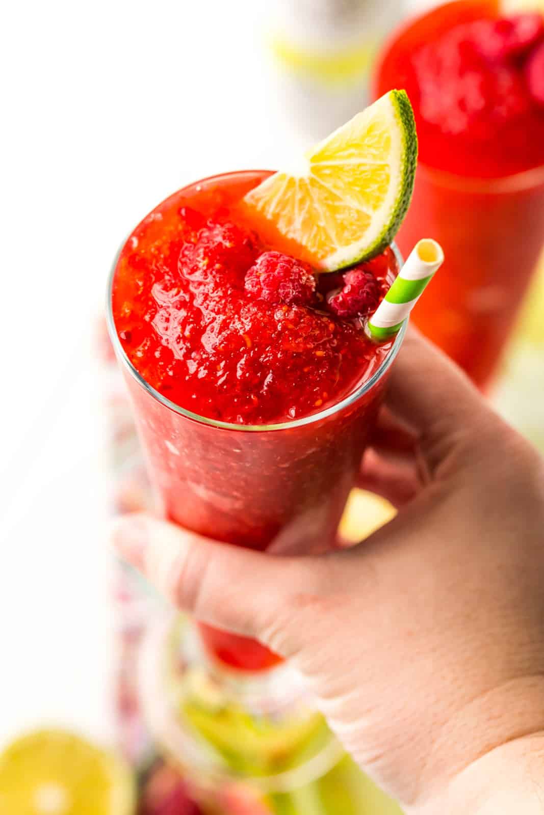 Raspberry Lime White Claw Slushie Tornadough Alli