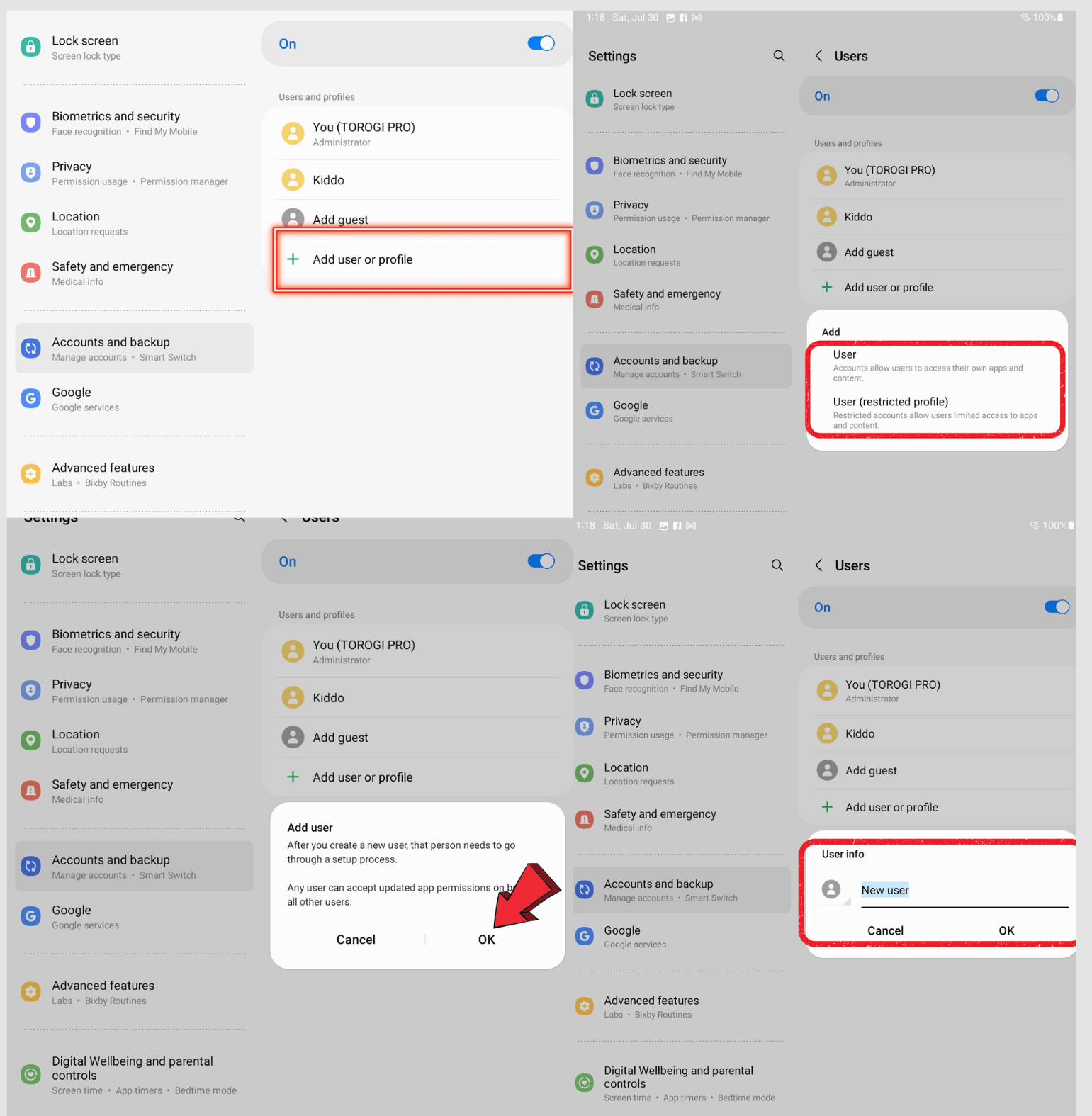 How To Create Multiple User Profiles On An Android Device TorogiPro