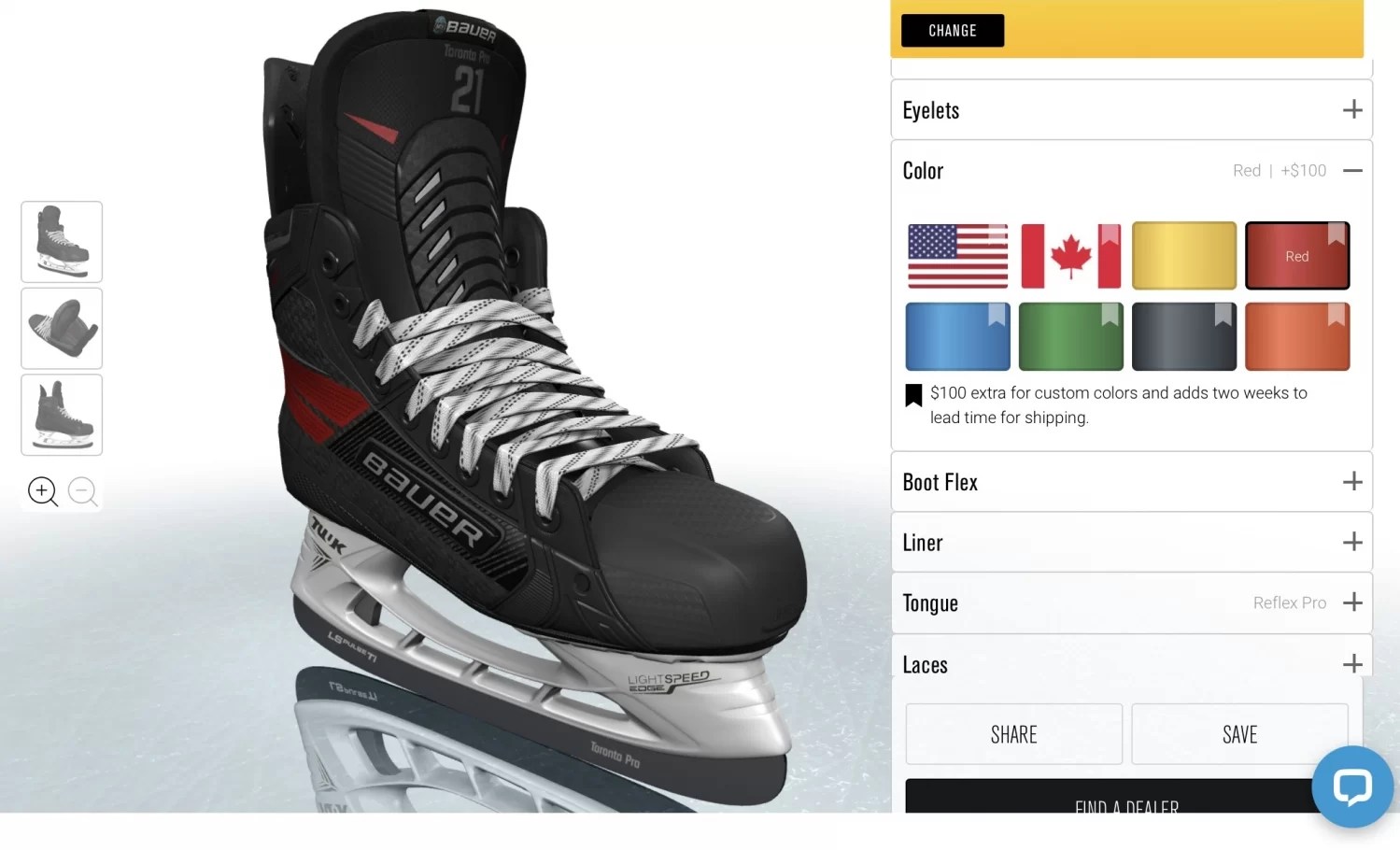 SKATE FITTING Toronto Pro Sports Excellence