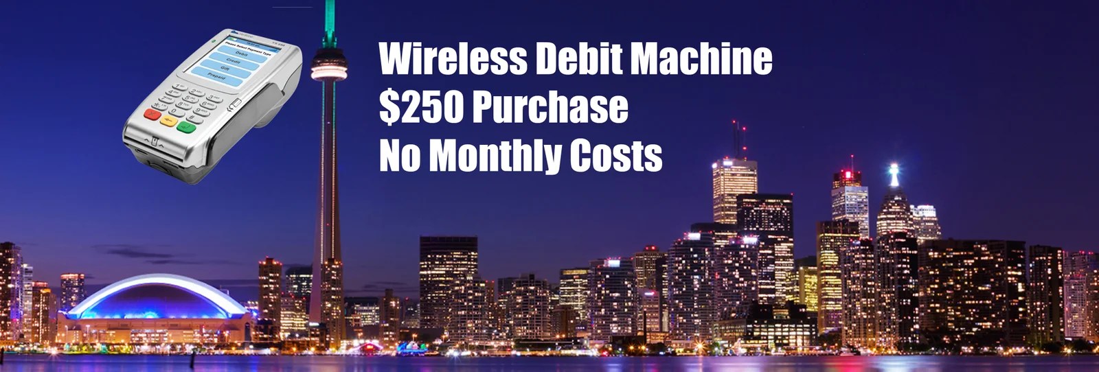 250top debit machine toronto credit card processing