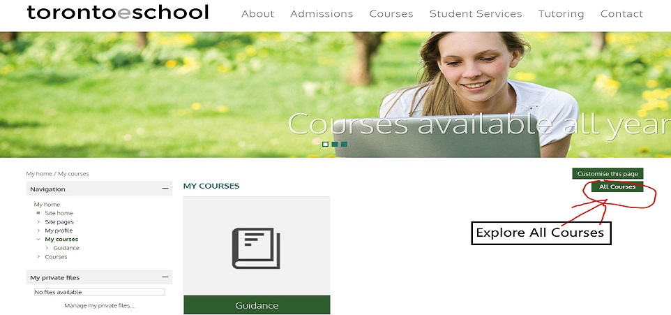 Grade 12 Online Ontario eSecondary School OES