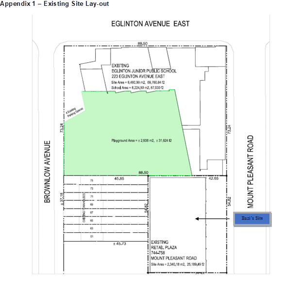 Toronto Lands Corporation 233 Eglinton Ave. E Toronto Lands Corporation