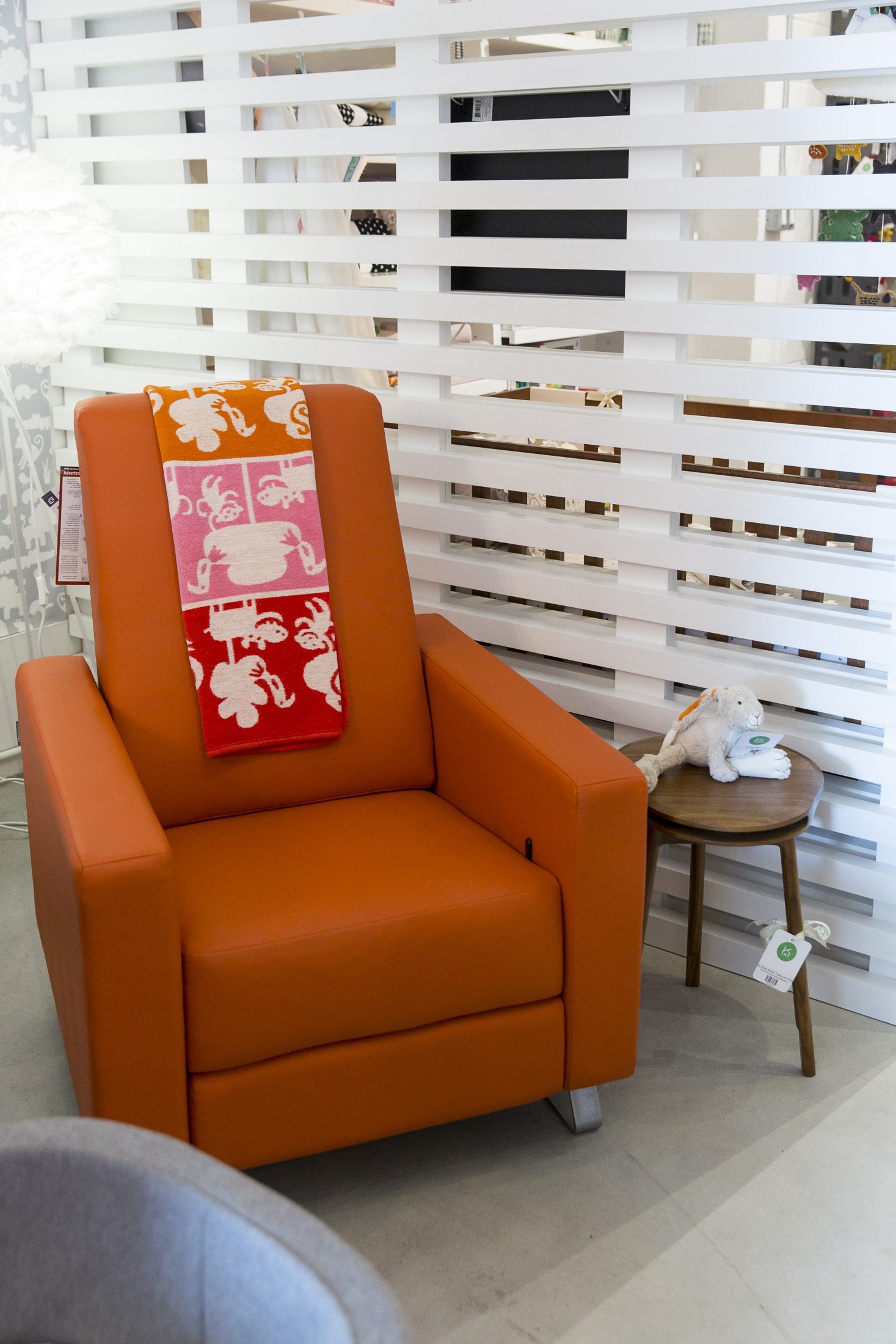 Inside Kids at Home, a children's furniture store with grownup