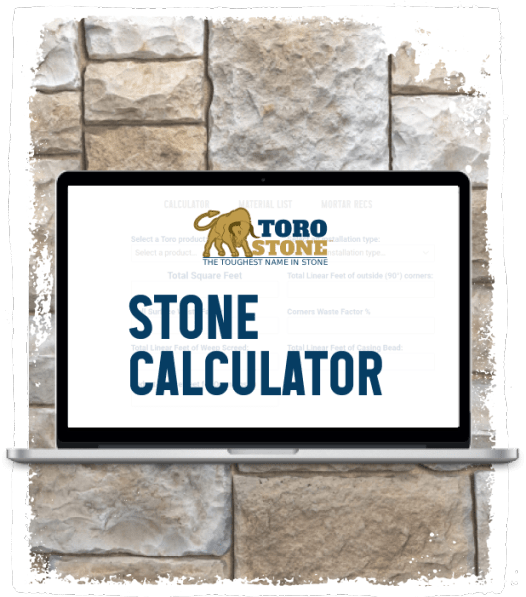 Stone Veneer Calculator for Toro Stone Products Toro Stone