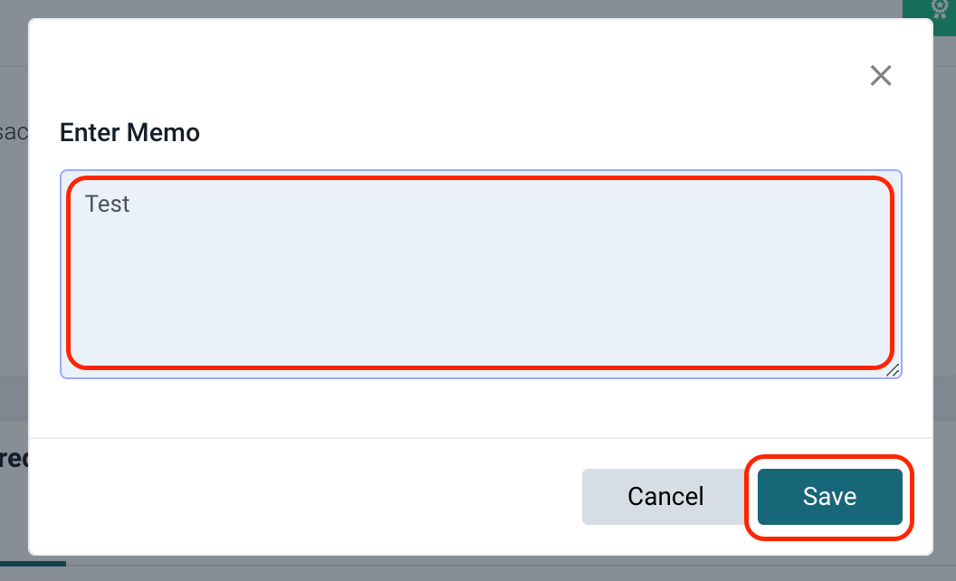 How to Add Memo in bulk Torpago