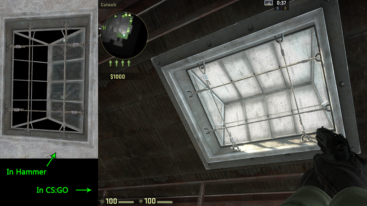Make csgo look like cs source textures skydpok