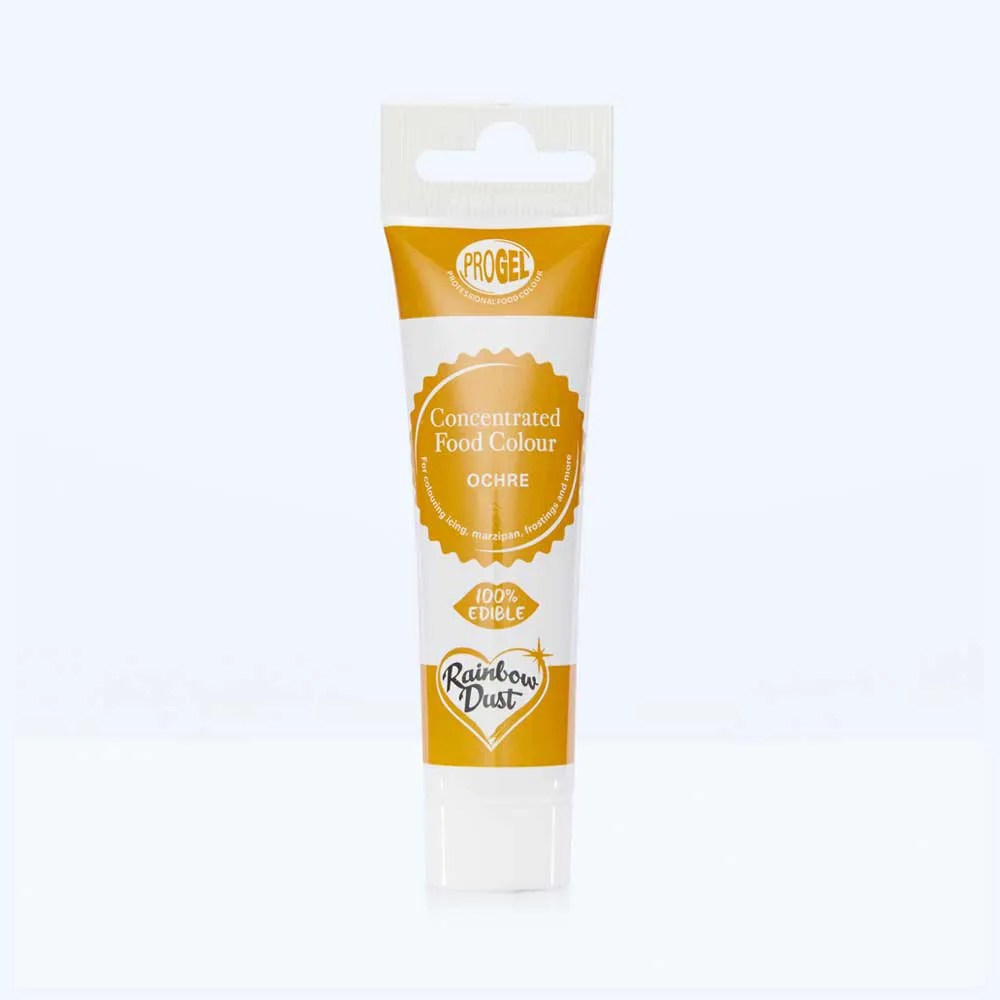 Rainbow Dust ProGel Ochre/Ocker Lebensmittelfarbe Tortenheld