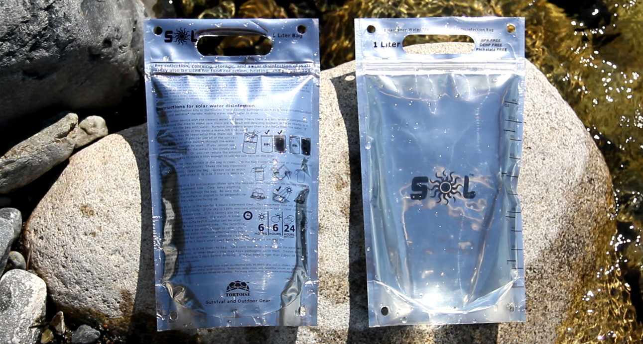 SOL Water Hydration Bags