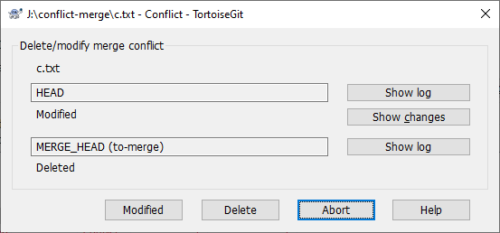 Resolving Conflicts TortoiseGit Documentation TortoiseGit Windows Shell Interface to Git