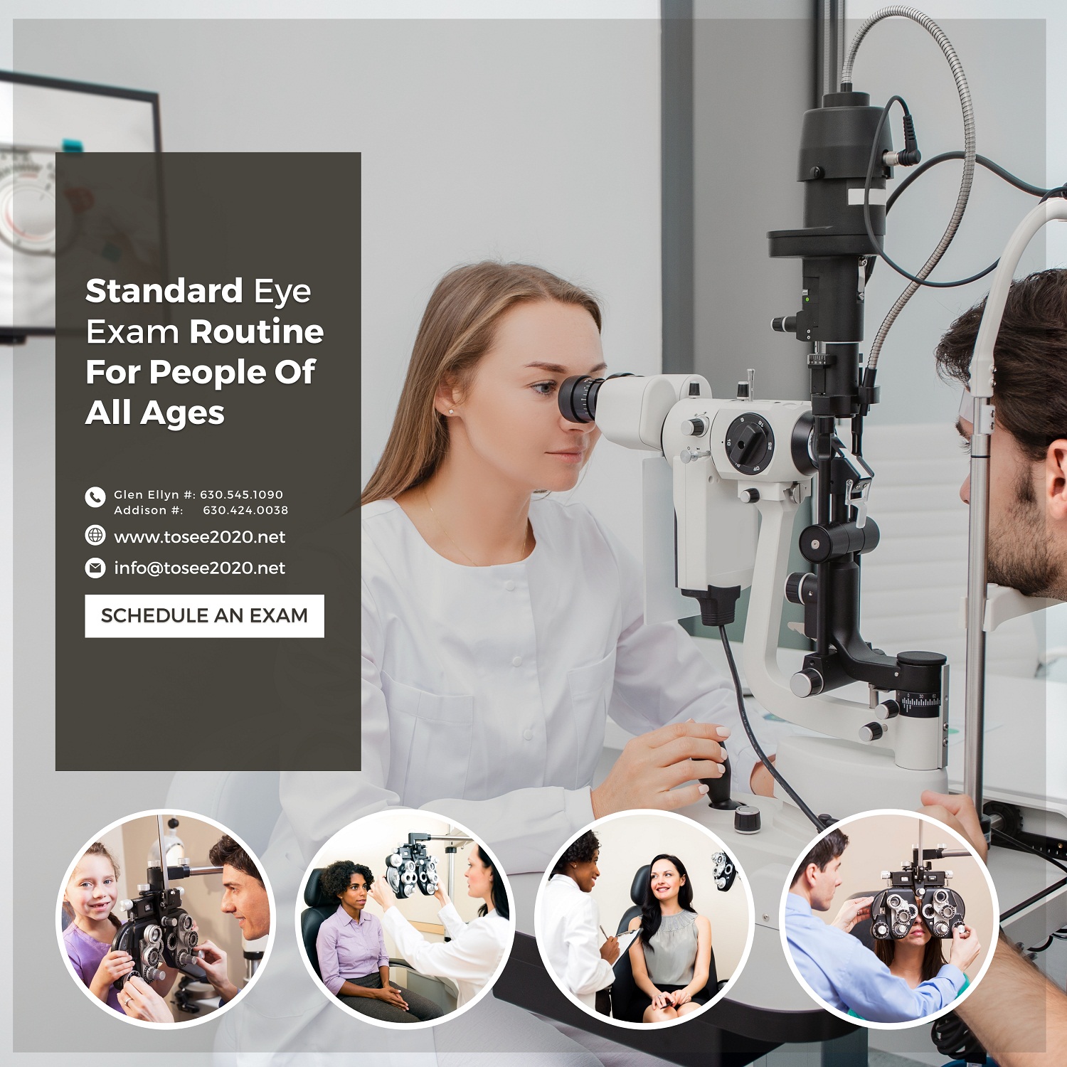 Standard Eye Exam Routine For People Of All Ages Tosee2020 Optometrist