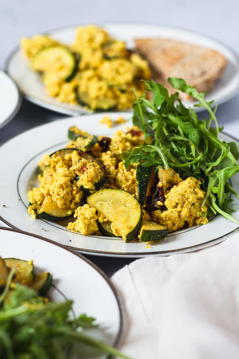 Zucchini Tofu Scramble Toshi's Table