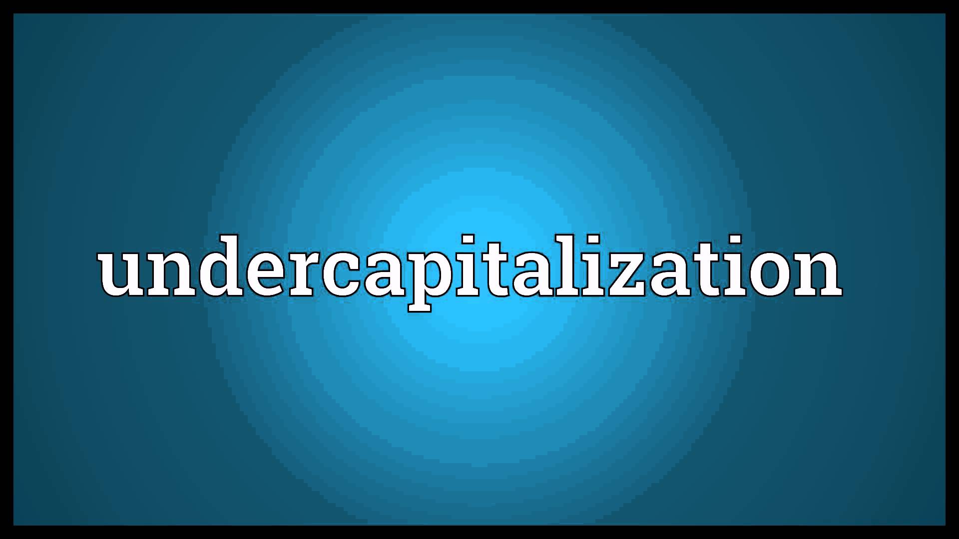 UnderCapitalization Николай Тосков