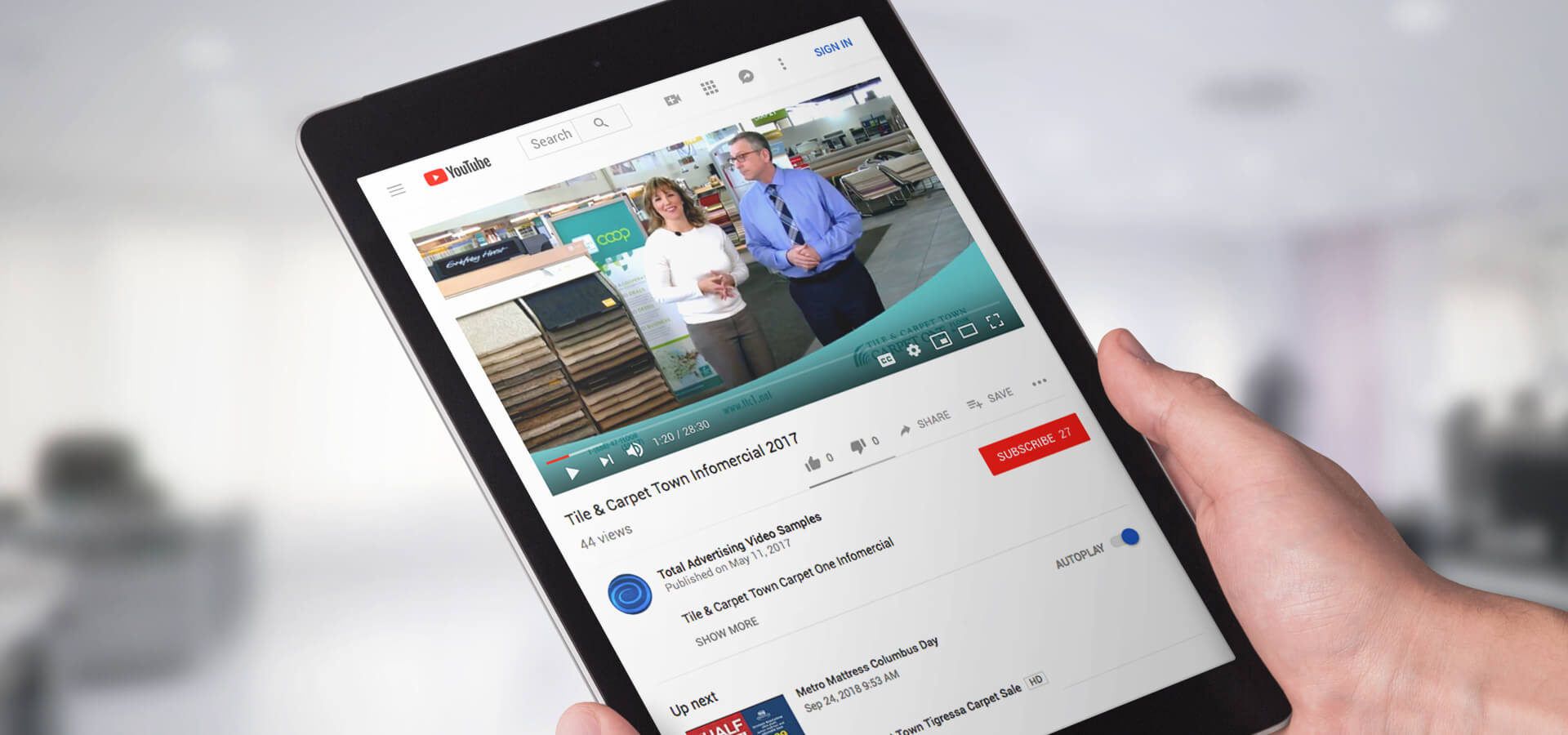 Tile & Carpet Town Recent Work TOTAL Advertising, Inc.