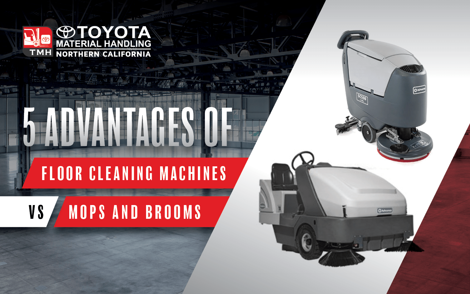 Advantages of Floor Cleaning Machines vs. Manual Cleaning