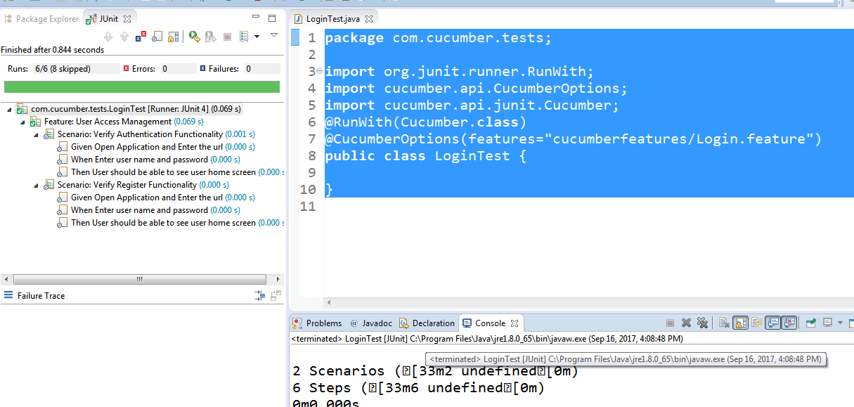 Cucumber BDD Framework,Building Selenium Automation Framework