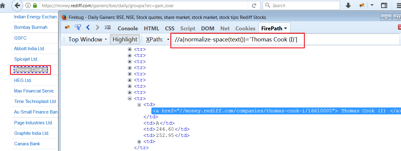 XPath normalizespace example in Selenium Driver TotalQA