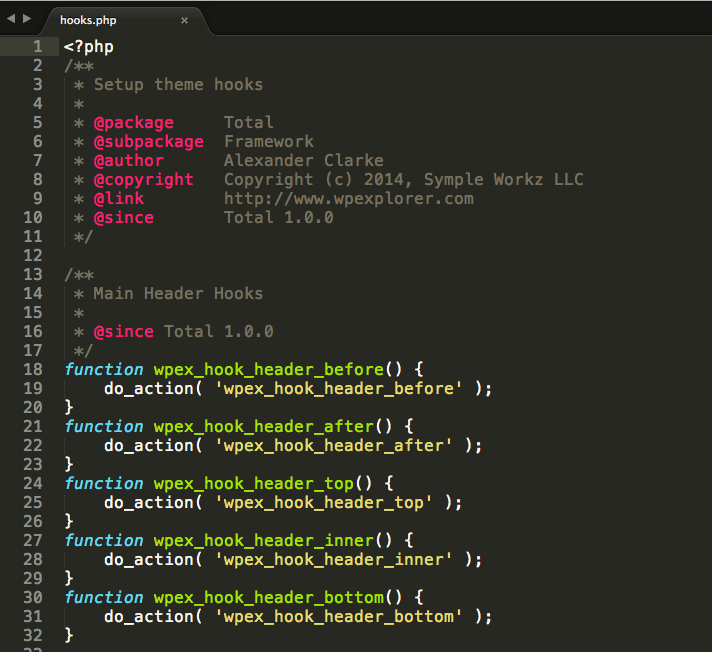 How To Use Action Hooks in WordPress Total WordPress Theme