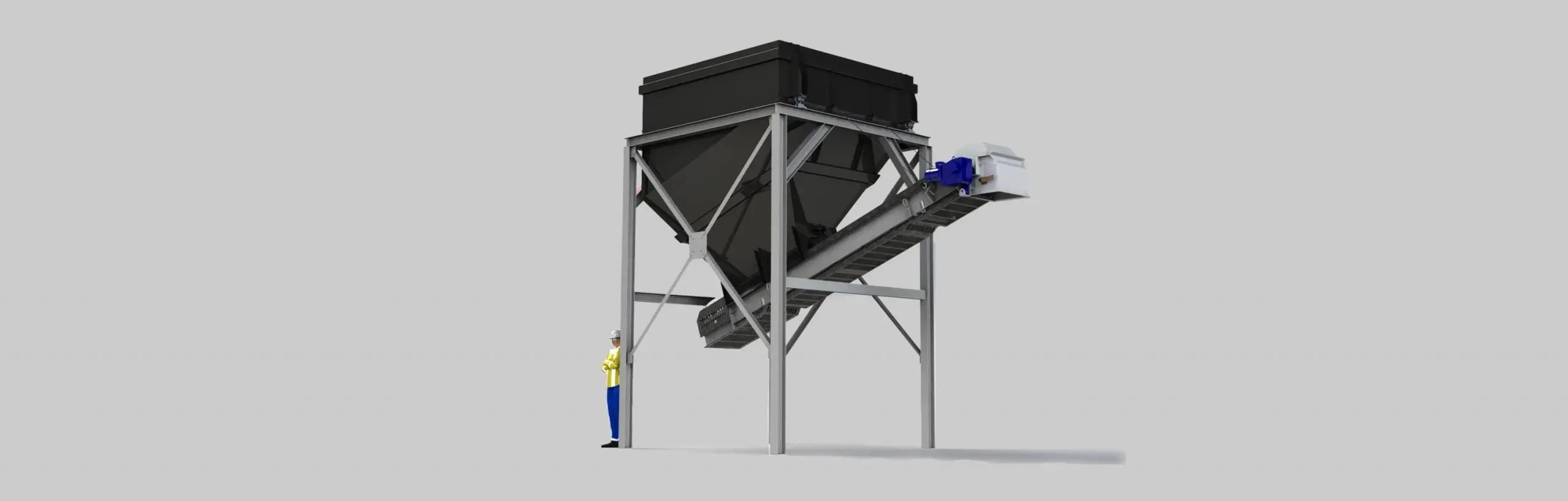 Conveyer Hoppers Total Batching Solutions LTD. Concrete Batching