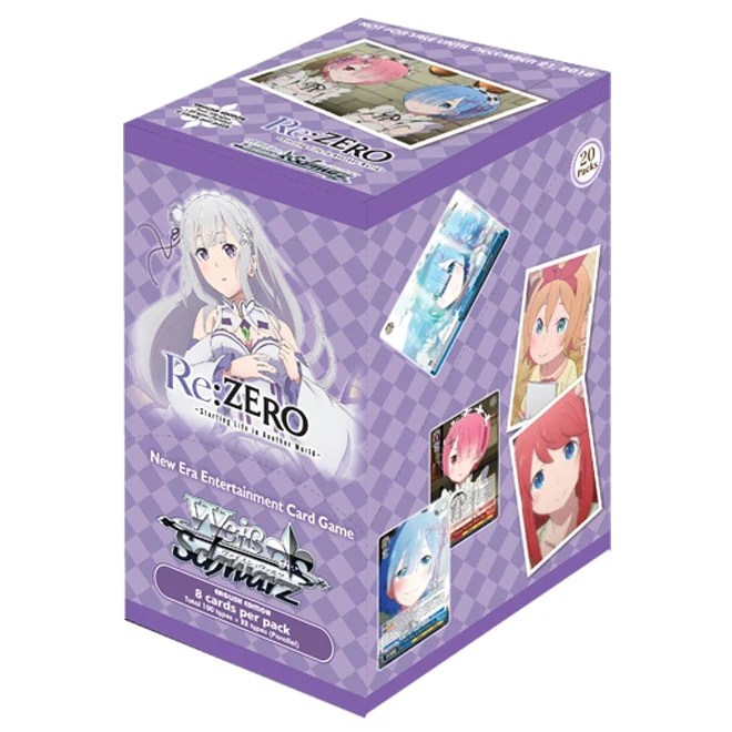 Weiss Schwarz Booster Box ReZERO Starting Life in Another World