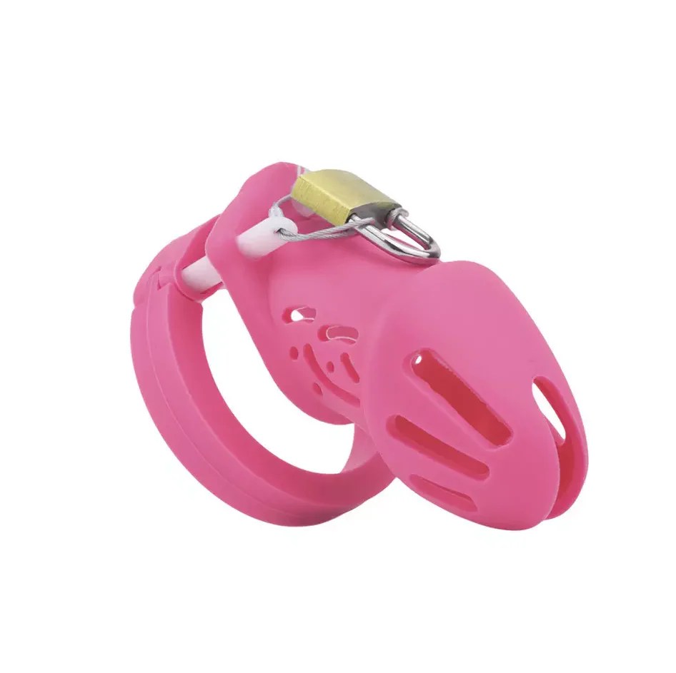 Flexible Silicone Chastity Cage Total Chastity