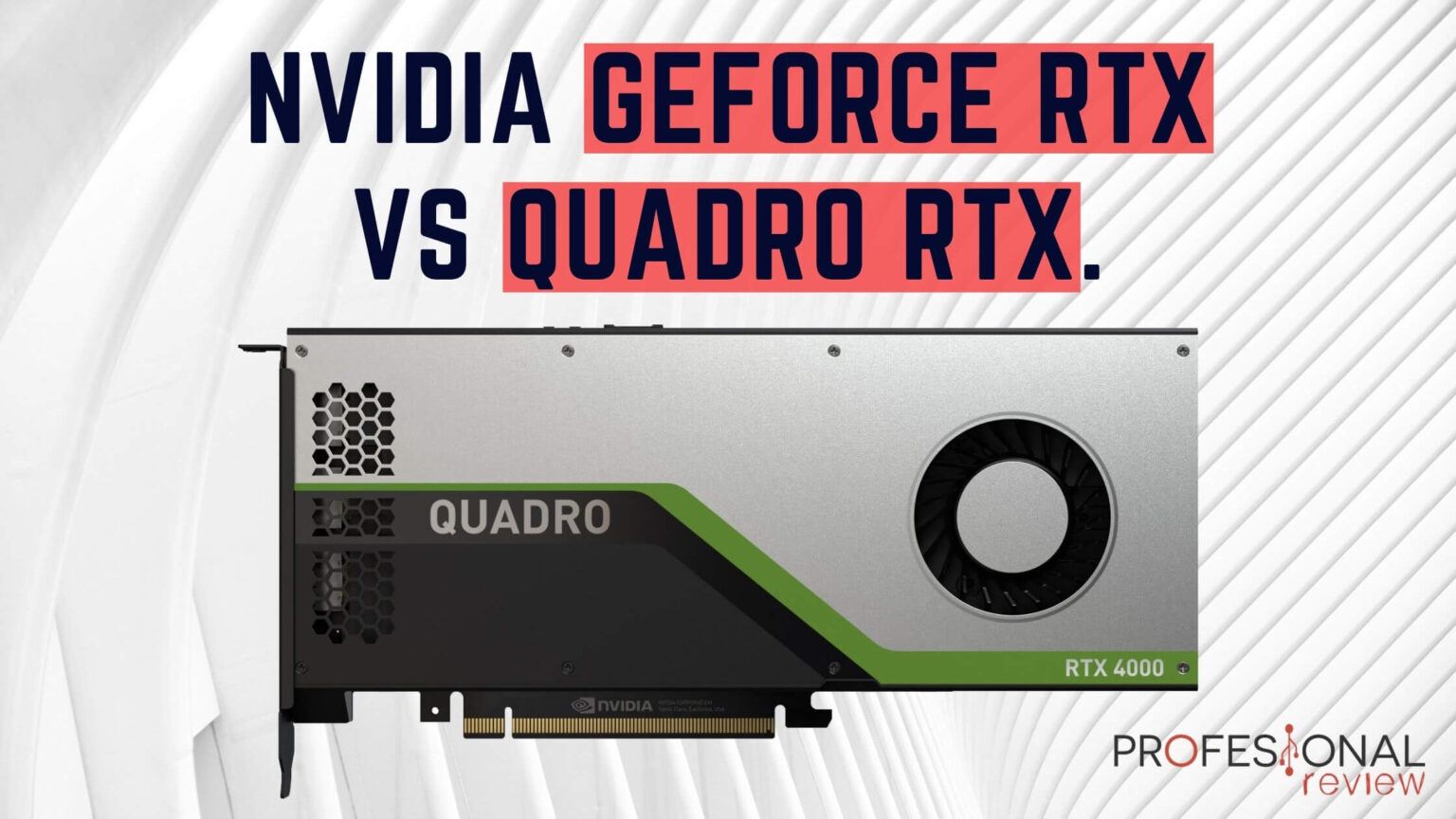 Nvidia GeForce RTX vs Quadro RTX ⭐️ 【 COSA COMPRO? 】 ⭐️