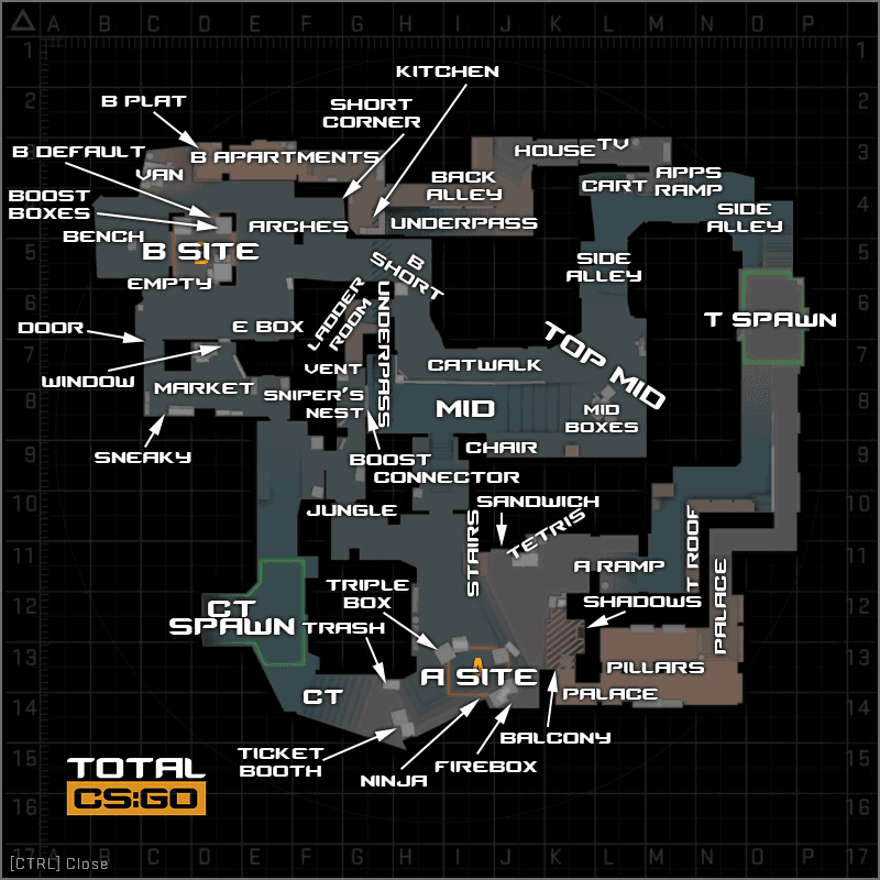 All CSGO Callouts Interactive Maps (2022) Total CSGO