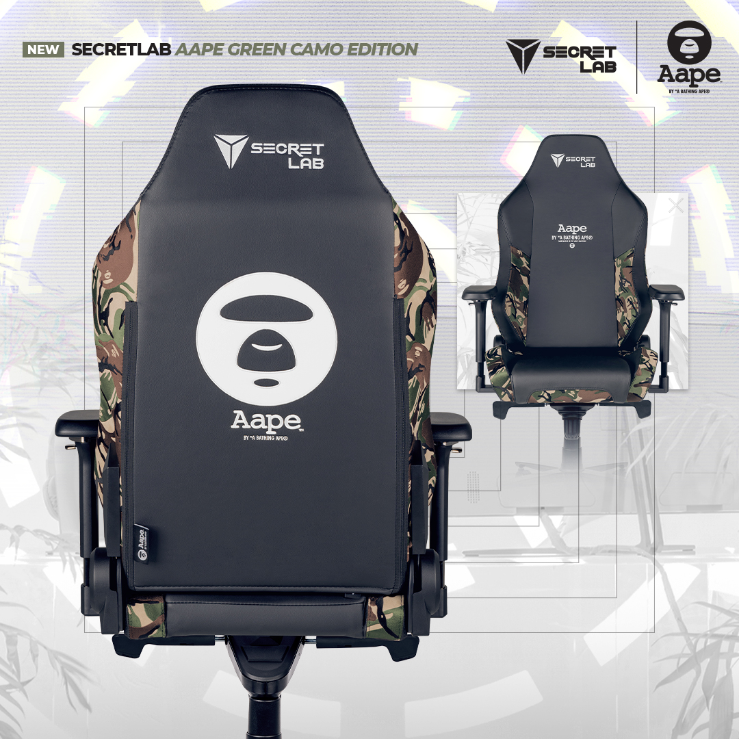 Secretlab X AAPE Limited Edition Drop Total Gaming Addicts