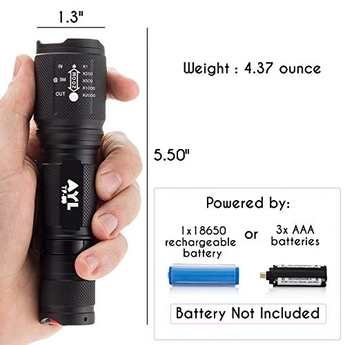 Best Small Flashlight Review Mini Tactical light 2022