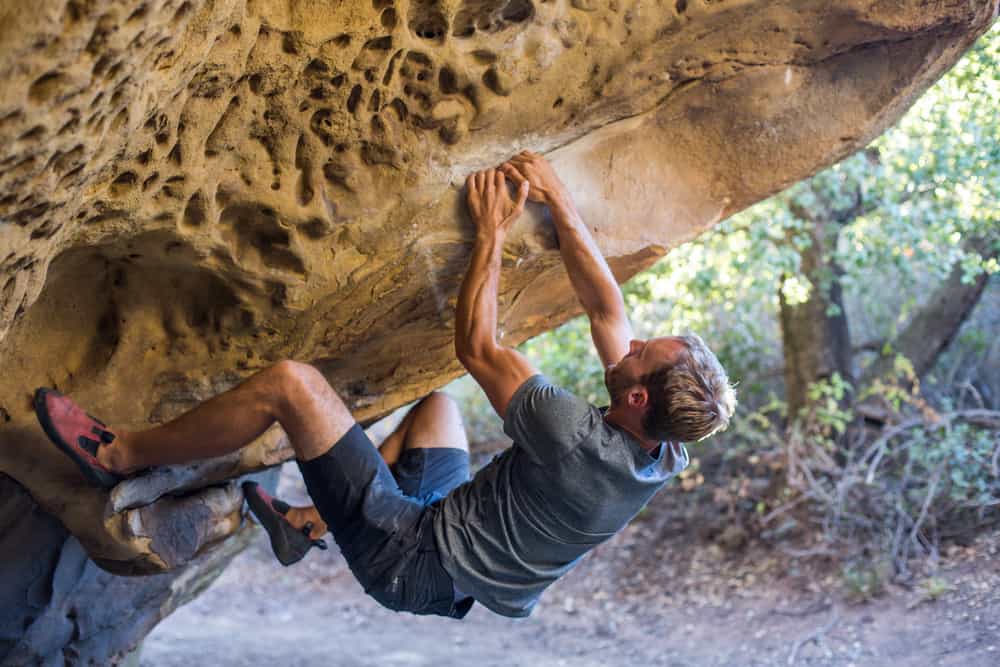 What is Bouldering and how can you mimic the moves on Total Gym