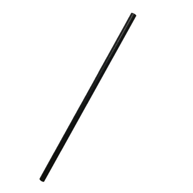 Regular Paper Straws Black Total Hospitality