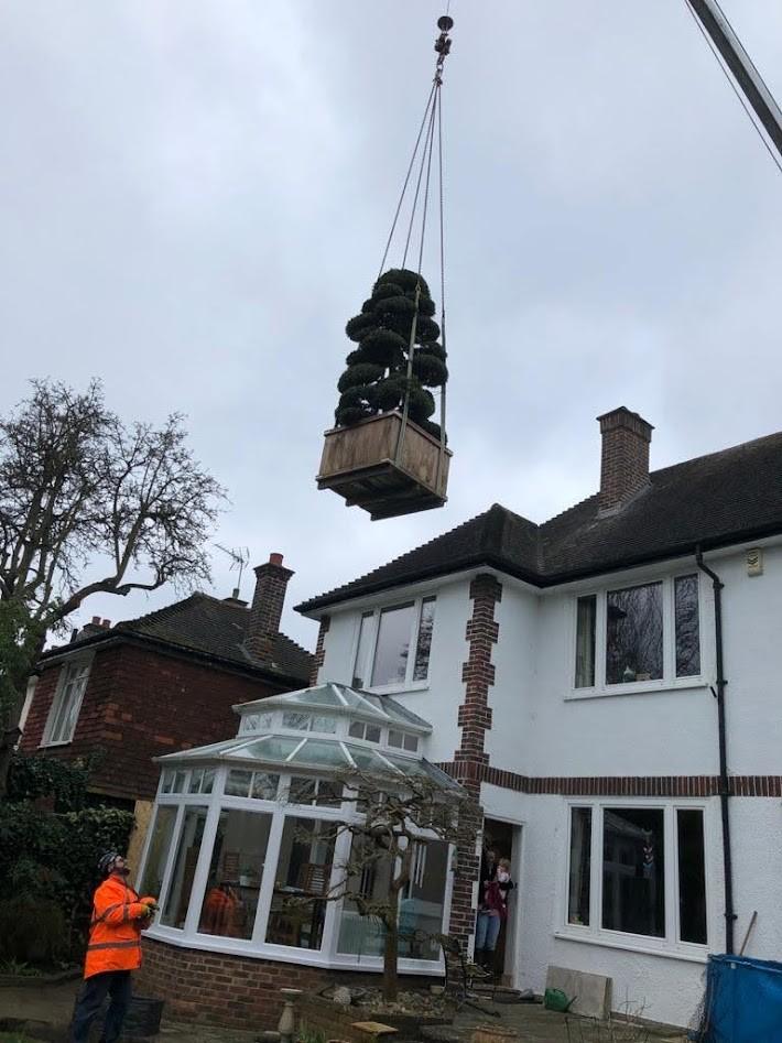 Hot Tub Crane Hire Services Total Lifting Services, London