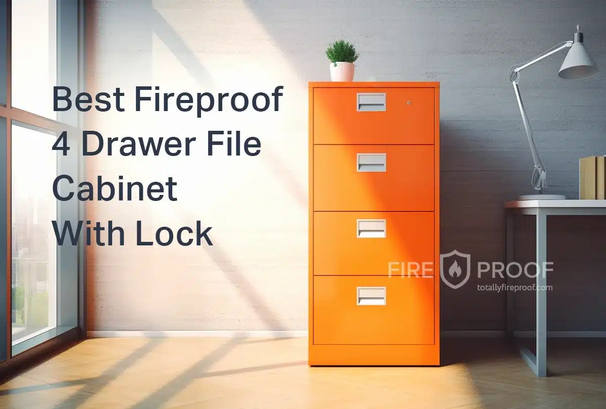 Top Affordable Fireproof 4Drawer File With Lock