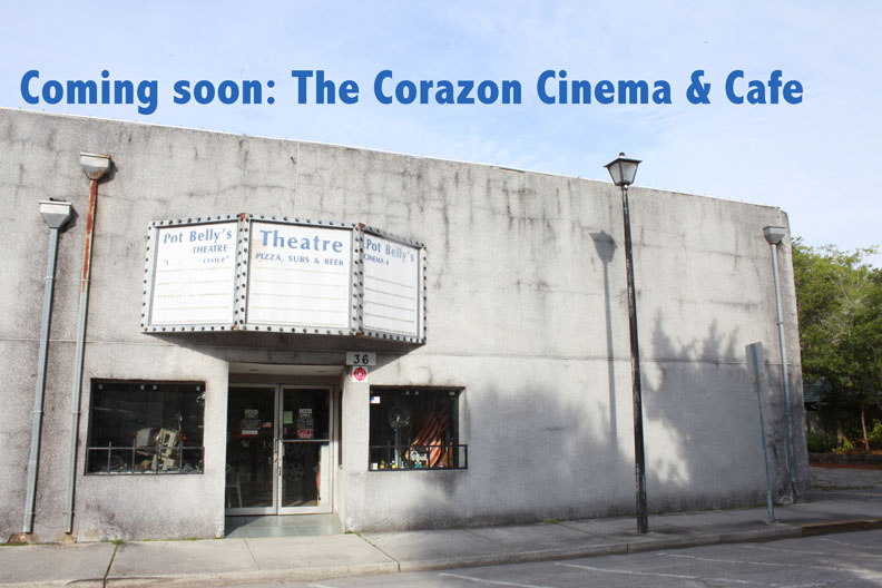 The Corazon Cinema and CafÃ© will replace Pot Bellyâ€™s; Joe and Tami
