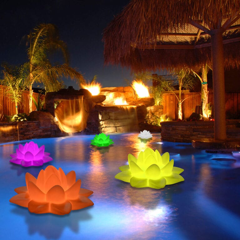 You Can Purchase Giant Floating Lotus Flowers For Your Pool And They