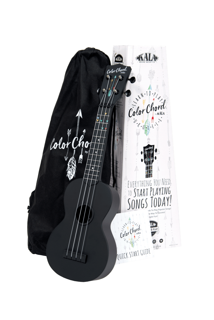 Kala Learn To Play Color Chord Ukulele Starter Kit for Beginners, KALA